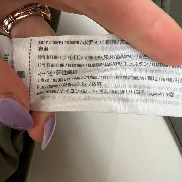 Abercrombie & Fitch Soft A&F Collection Cutout Bodice Chest Stretchy Bodysuit - Picture 9 of 11